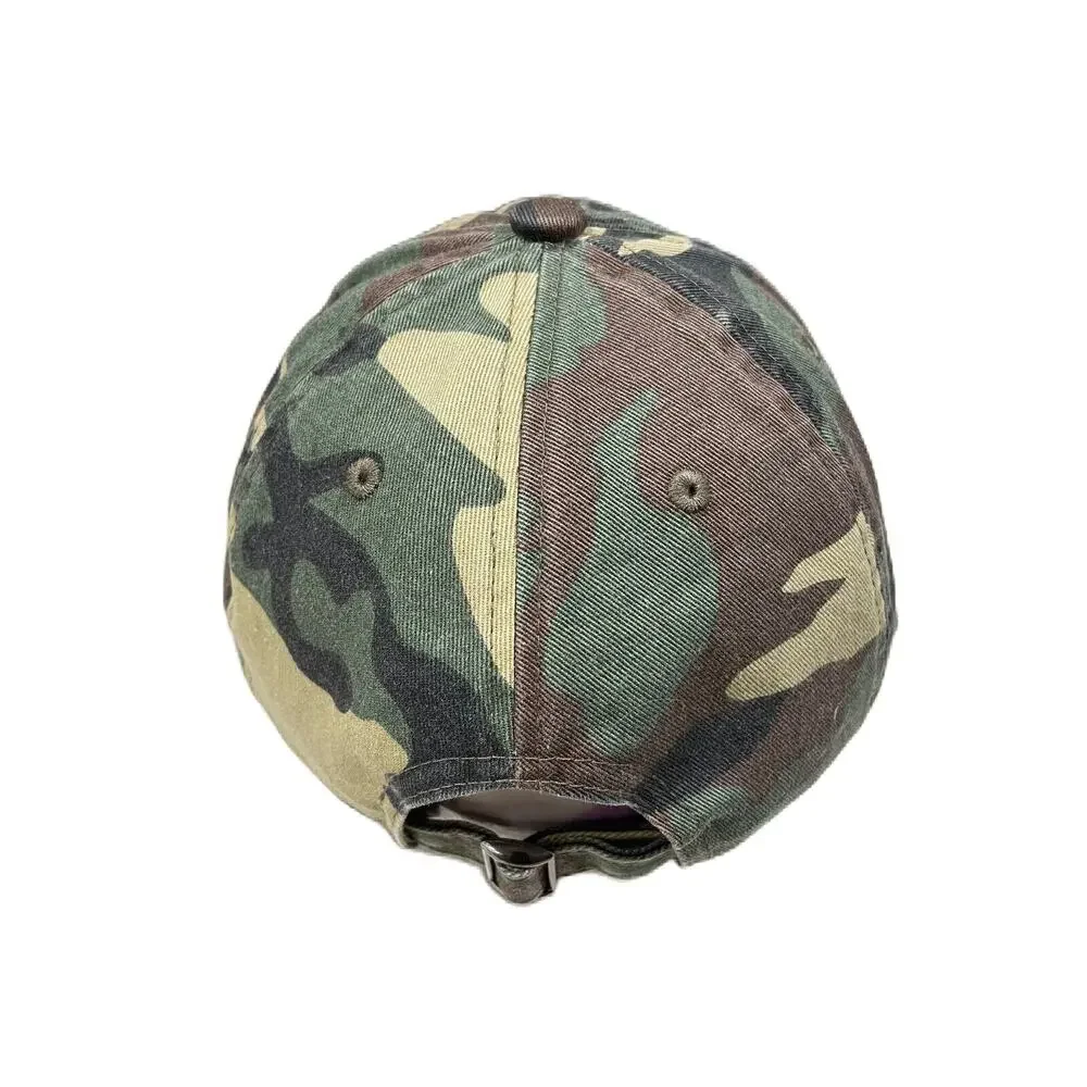 Camouflage District Baseball Cap Distressed DT600-Soul Sisters, Adjustable Hat
